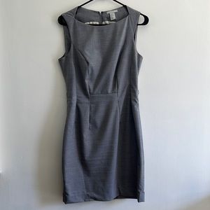 Grey knee length dress